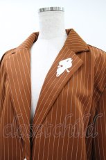 画像3: NieR Clothing / SUMMER SUIT JACKET  ブラウンストライプ H-26-09-27-053-PU-JA-KB-ZH (3)