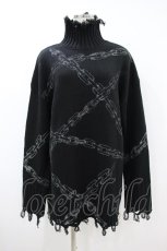画像1: KILL STAR / Chained Knit Sweater S ブラック H-26-09-27-056-PU-TO-KB-ZH (1)