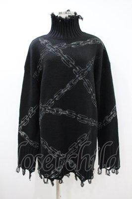 Preview of Chained Knit Sweater S ブラック