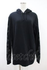 画像1: NieR Clothing / プリントプルパーカー  黒×シルバー H-26-09-27-057-PU-TO-KB-ZH (1)