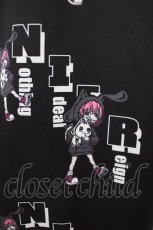 画像3: NieR Clothing / プリントプルパーカー  黒/擬人化Nierちゃん H-26-09-27-060-PU-TO-KB-ZH (3)