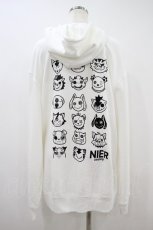 画像2: NieR Clothing / プリントプルパーカー 2XL 白/キャラクターズ H-26-09-27-063-PU-TO-KB-ZH (2)