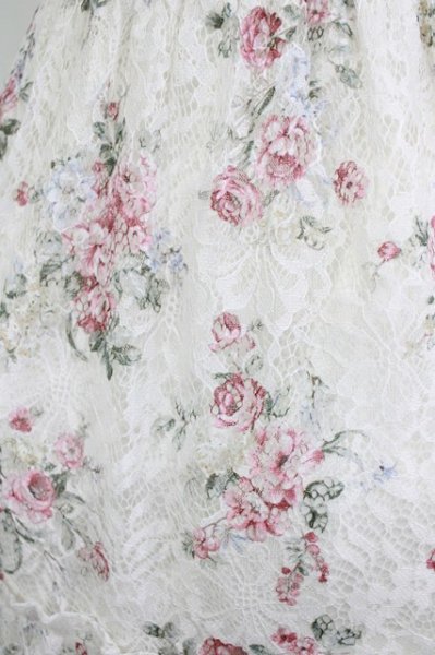 axes femme レース×ブーケティアードOP 生成り axes femme / レースXブーケティアードワンピース Free 生成り H-26