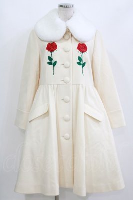 Preview of Rose Embroideryコート Free アイボリー
