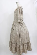 画像2: m petit by misako / NINA’S/トワルドジュイワンピース 3L ベージュ H-26-09-27-1004-LO-OP-NS-ZH (2)