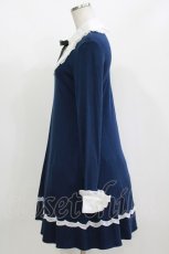 画像2: Angelic Pretty / Dolly丸襟カットワンピース Free ネイビー H-26-09-27-1041-AP-OP-NS-ZH (2)