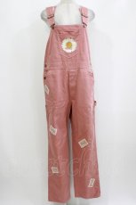 画像1: PINK HOUSE / 雛菊刺繍オーバーオール Free ピンク H-26-09-27-1049-LO-OP-YZ-ZH (1)