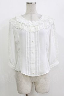 Innocent World ブラウス　オフ白 Innocent World / カミーユブラウス M 白 H-26-09-27-1057-IW-BL-NS-ZH