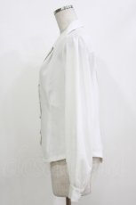 画像2: axes femme / コルセット風開襟ブラウス Free 白 H-26-09-27-1061-AX-BL-NS-ZH (2)