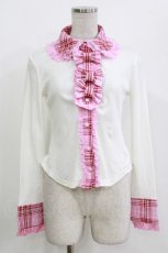 画像1: Angelic Pretty / ドルチェタータンジャボ付カットソー Free オフ/ピンク H-26-09-27-1064-AP-TO-NS-ZH (1)