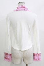 画像2: Angelic Pretty / ドルチェタータンジャボ付カットソー Free オフ/ピンク H-26-09-27-1064-AP-TO-NS-ZH (2)