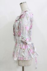 画像2: metamorphose / 【プラスサイズ】シャーロットスクエアあき半袖ブラウス 2 ミント H-26-09-27-1066-ME-BL-YZ-ZH (2)