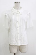 画像1: axes femme / サマーコットンブラウス Free 白 H-26-09-27-1067-AX-BL-NS-ZH (1)