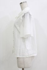 画像2: axes femme / サマーコットンブラウス Free 白 H-26-09-27-1067-AX-BL-NS-ZH (2)
