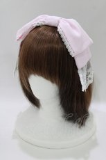 画像1: Chalmiere / リボンカチューシャ  ピンク H-26-09-27-1078-AX-AC-NS-ZH (1)