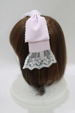画像2: Chalmiere / リボンカチューシャ  ピンク H-26-09-27-1078-AX-AC-NS-ZH (2)