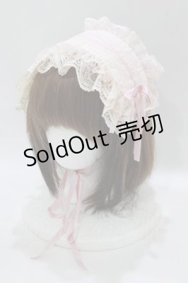 Preview of ラッセルレースヘッドドレス  ピンク