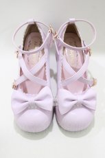 画像1: Chalmiere / 梯子レーススカラップパンプス L(24.5cm) ピンク H-26-09-27-1081-AX-SH-NS-ZH (1)