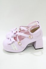 画像2: Chalmiere / 梯子レーススカラップパンプス L(24.5cm) ピンク H-26-09-27-1081-AX-SH-NS-ZH (2)