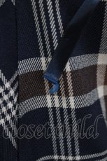 画像5: Secret Honey / サス付きロングチェックスカート 2 ネイビー/ブラウン H-26-09-27-1011-CA-SK-YZ-ZH (5)