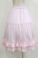 画像3: Chalmiere / ミディフリルペチスカート M ピンク H-26-09-27-1012-AX-SK-NS-ZH (3)