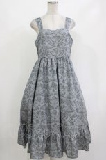 画像1: m petit by misako / MSKトワルドジュイジャンパースカート LL グレー H-26-09-27-1003-LO-SK-NS-ZH (1)