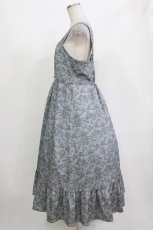 画像2: m petit by misako / MSKトワルドジュイジャンパースカート LL グレー H-26-09-27-1003-LO-SK-NS-ZH (2)