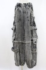 画像1: REFLEM / 2WAYボンテージワイドデニムカーゴパンツ FREE グレー H-26-09-27-022-PU-PA-AK-ZH (1)