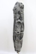 画像3: REFLEM / 2WAYボンテージワイドデニムカーゴパンツ FREE グレー H-26-09-27-022-PU-PA-AK-ZH (3)