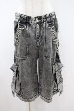 画像4: REFLEM / 2WAYボンテージワイドデニムカーゴパンツ FREE グレー H-26-09-27-022-PU-PA-AK-ZH (4)