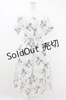 merry jenny / ribbonレースカラーシャツワンピース FREE アイボリー H