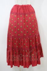 画像1: Jane Marple Dans Le Salon / Granny’s buttons tiered skirt Free ローズ H-26-09-28-026-JM-SK-KB-ZH (1)