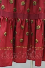 画像3: Jane Marple Dans Le Salon / Granny’s buttons tiered skirt Free ローズ H-26-09-28-026-JM-SK-KB-ZH (3)