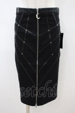 画像1: Restyle / BONDED TO THE MOON SKIRT S ブラック H-26-09-28-031-GO-SK-KB-ZH (1)