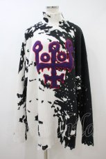 画像1: KILL STAR / Slime Time Knit Sweater L 白×黒 H-26-09-28-040-PU-TO-KB-ZH (1)
