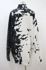 画像2: KILL STAR / Slime Time Knit Sweater L 白×黒 H-26-09-28-040-PU-TO-KB-ZH (2)