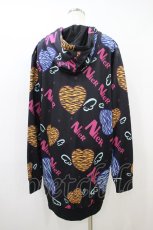 画像2: NieR Clothing / 総柄ZIPパーカー Free 黒 H-26-09-28-046-PU-TO-KB-ZH (2)