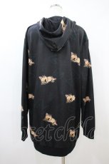 画像2: NieR Clothing / 総柄ZIPパーカー Free 黒/ミケ H-26-09-28-049-PU-TO-KB-ZH (2)