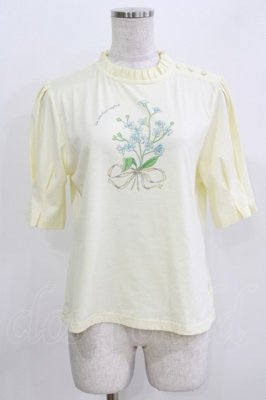 Preview of タックスリーブフラワープリントT Free IVORY