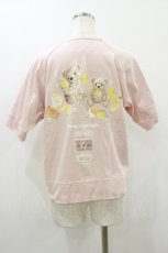 画像2: PINK HOUSE / ハニーレモンテディバックプリントジップアップブルゾン Free ピンク H-26-09-28-1041-LO-TO-SA-ZH (2)