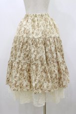 画像2: m petit by misako / トワルドジュイ柄リバーシブルスカート M 生成り H-26-09-28-1051-LO-SK-NS-ZH (2)