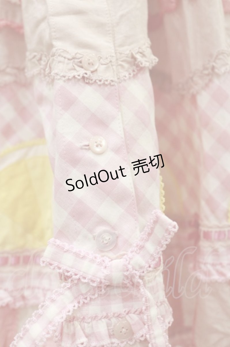 画像4: PINK HOUSE / レモンケーキパッチワークスカート Free ピンクＸ黄色 H-26-09-28-1052-LO-OP-SA-ZH (4)
