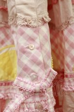 画像4: PINK HOUSE / レモンケーキパッチワークスカート Free ピンクＸ黄色 H-26-09-28-1052-LO-OP-SA-ZH (4)