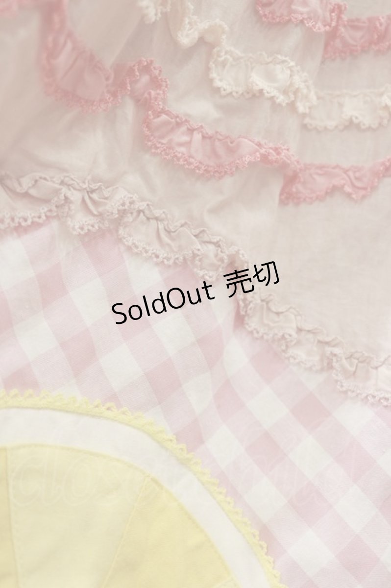 画像5: PINK HOUSE / レモンケーキパッチワークスカート Free ピンクＸ黄色 H-26-09-28-1052-LO-OP-SA-ZH (5)