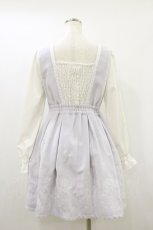 画像2: LIZ LISA / 刺繍スカラップワンピース 0 ラベンダー H-26-09-28-1053-LO-OP-YZ-ZH (2)