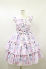 画像1: Angelic Pretty / Dream Bag Collectionジャンパースカート Free ピンク H-26-09-28-1065-AP-OP-NS-ZH (1)