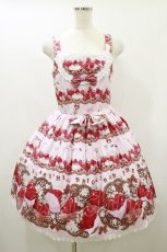 画像1: BABY,THE STARS SHINE BRIGHT / Creamy Berry Fairy Dream柄ジャンパースカートII Free ピンク H-26-09-28-1069-BA-OP-SA-ZH (1)