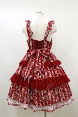 画像2: Angelic Pretty / Petit Bouquetジャンパースカート Free アカ H-26-09-28-1071-AP-OP-NS-ZH (2)