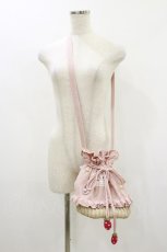 画像1: PINK HOUSE / スイーツスプリングバニーニットショルダーバッグ  ピンク H-26-09-28-1018-LO-BG-SA-ZH (1)