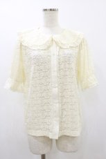 画像1: m petit by misako / TT* AOKレースブラウス M 生成り H-26-09-28-1034-LO-BL-NS-ZH (1)
